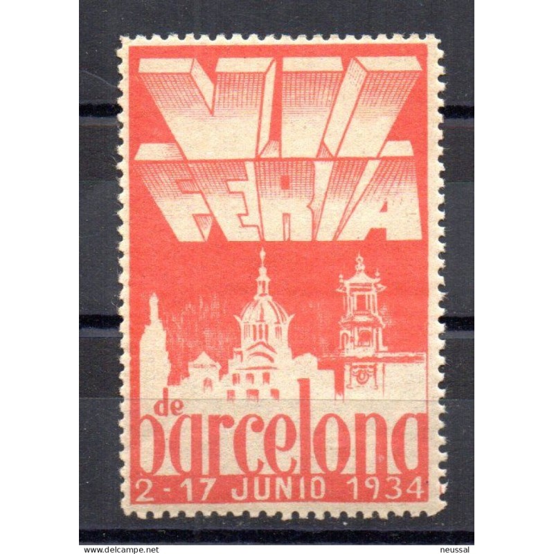 Viñeta feria de barcelona de 1934 Viñeta feria de barcelona de 1934