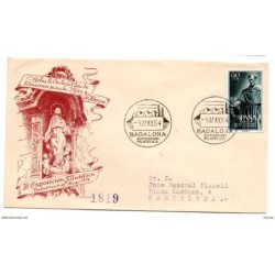 Carta con matasellos conmemorativo  badalona 1953