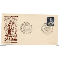 Carta con matasellos conmemorativo  inaguracion monumento claret 1951