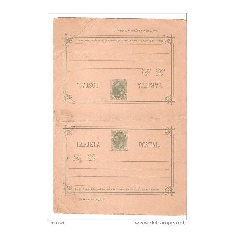 Tarjeta postal algo dañada Tarjeta postal algo dañada