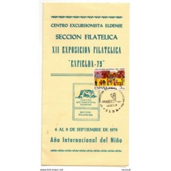 Tarjeta  con matasellos conmemorativo de exfielda de 1979