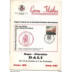 Librito  con matasellos conmemorativo de  feria y fiestas  de san narciso