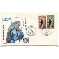 Carta con matasellos conmemorativo  europa cept de 1963 editado sobrefil