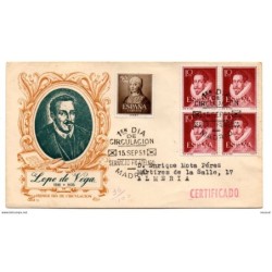 Carta con matasellos conmemorativo servicio madrid de 1951