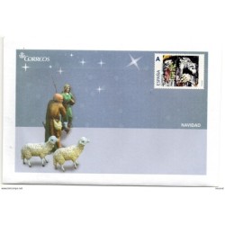 Carta con sello pegado de navidad2