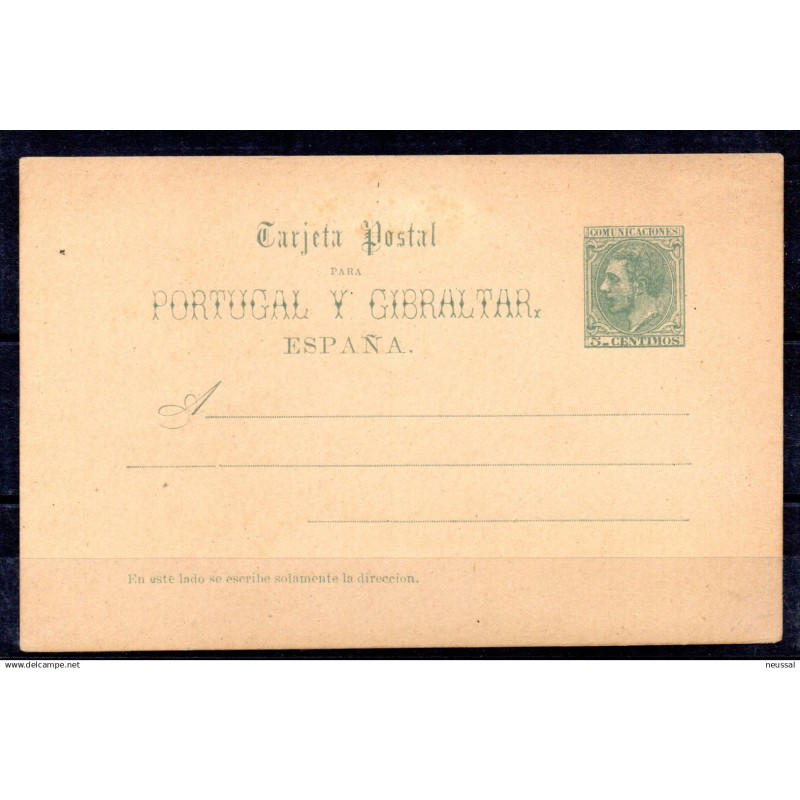 Entero postal n 13 España Entero postal n 13 España