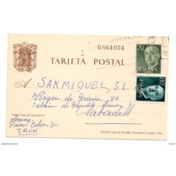 Entero postal n 90 usado España