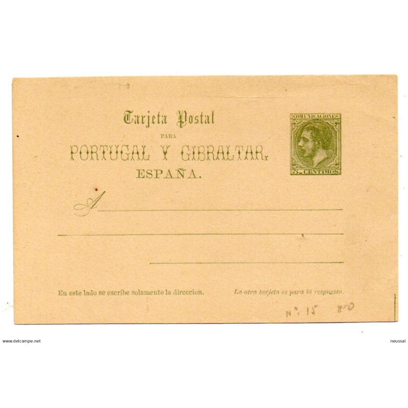 Entero postal n 13 España Entero postal n 13 España