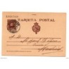 Entero postal n 37  matasellos mazarron  España