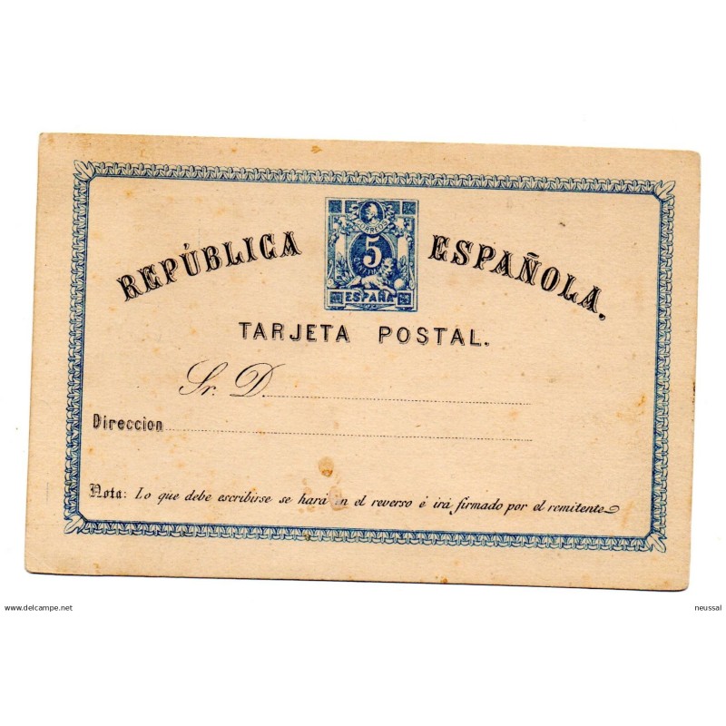 Entero postal n 1 España Entero postal n 1 España