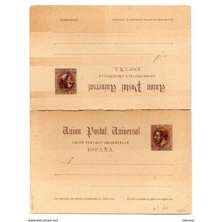 Entero postal n 18 España