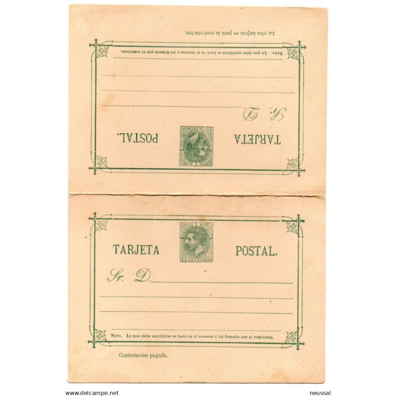 Entero postal n 12 España Entero postal n 12 España
