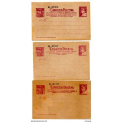 3 entero postals  n 779   España