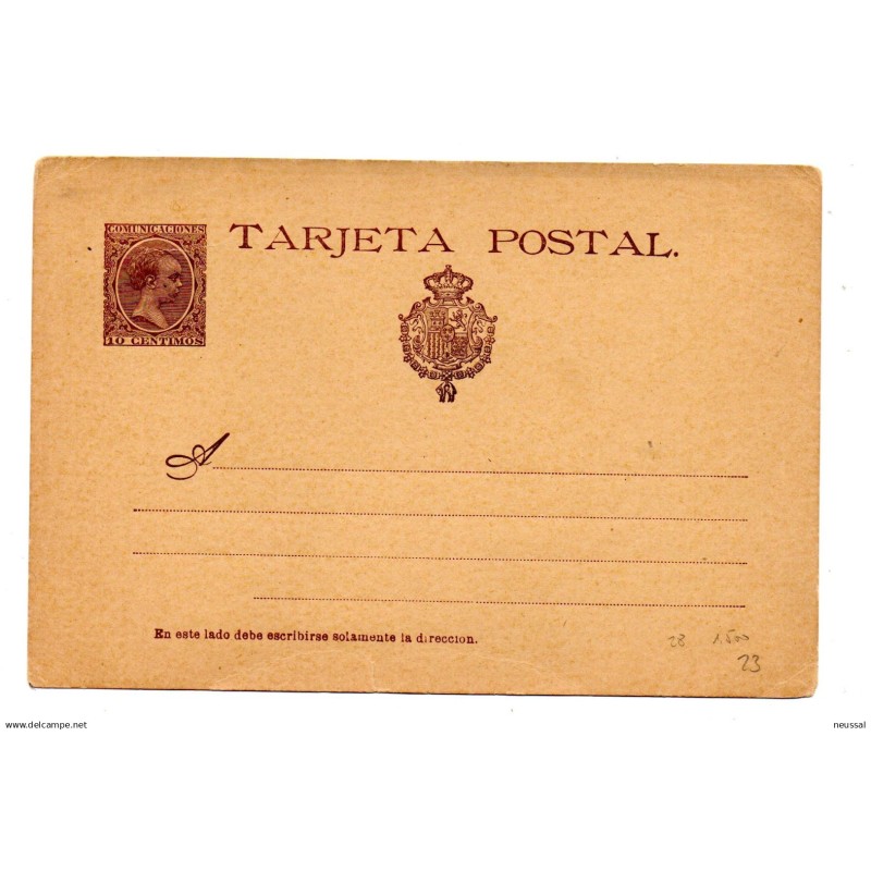 Entero postal n 27 España Entero postal n 27 España