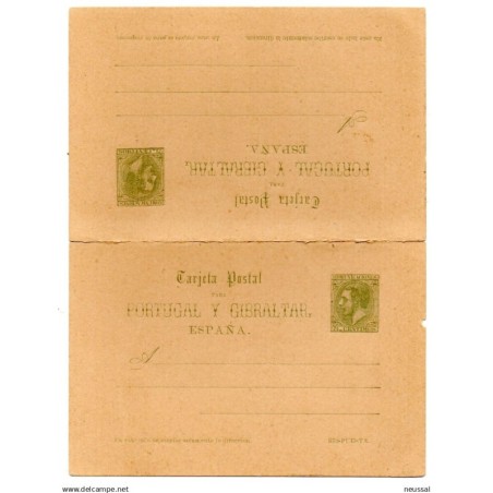 Entero postal  n 14  España