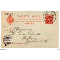 Entero postal  n 47 matasello madrid  España