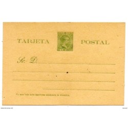 Entero postal  n 27 cuba  España
