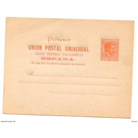 Entero postal  n 12E  cuba  España