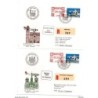 4 cartas con matasellos especiales de suiza