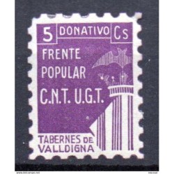 Viñeta de  frente popular tabernes de la valldigna