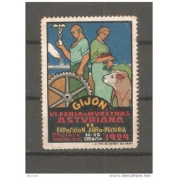 Viñeta gijon de 1929