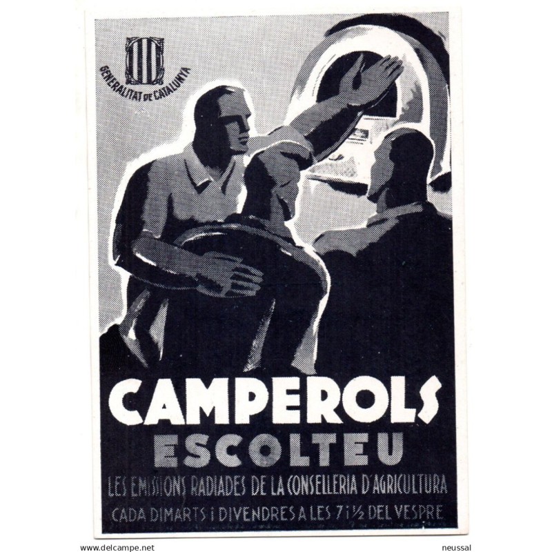 Tarjeta camperols escolteu Tarjeta camperols escolteu
