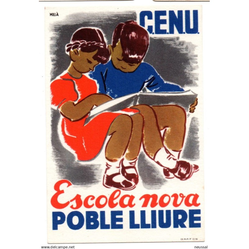 Tarjeta Escola nova poble lliure Tarjeta Escola nova poble lliure