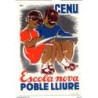 Tarjeta  Escola nova poble lliure