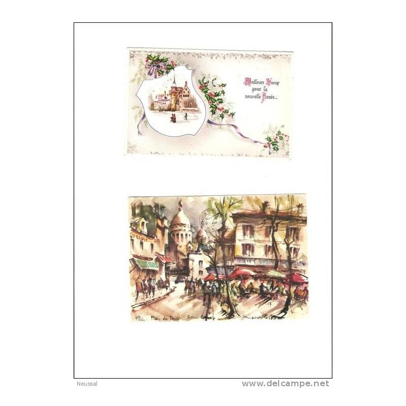 2 tarjetas postales 2 tarjetas postales