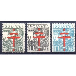 3  sellos con colores claros España