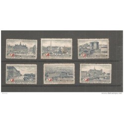 Conjunto de viñetas de francia