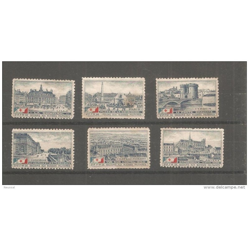 Conjunto de viñetas de francia Conjunto de viñetas de francia