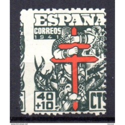 Sello n 950 desplazado España