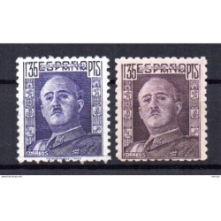 Sellos 1001 con variedad de tono  España