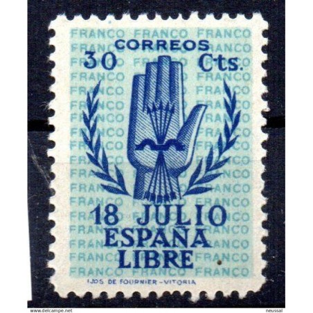 Sello n 853t  España
