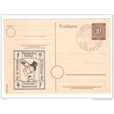Tarjeta de 1947 alemania