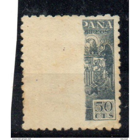 Sello n  927 impresion parcial España