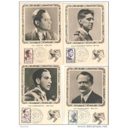 Serie de tarjetas maximas de 1957