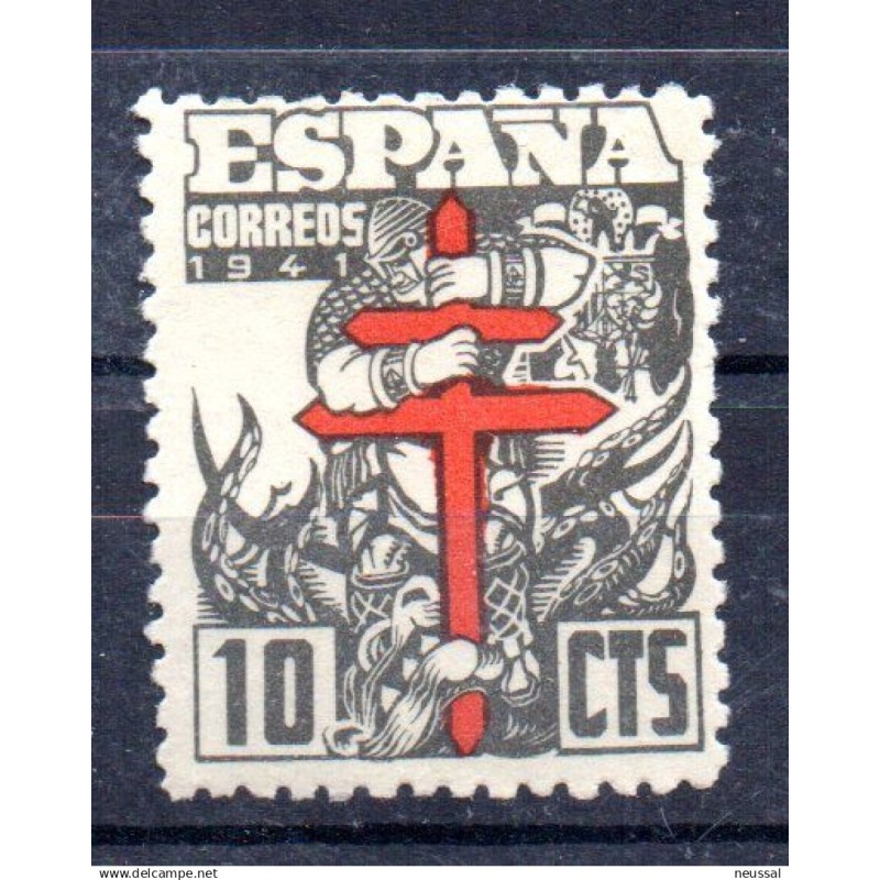 Sello n 948 gris claro España Sello n 948 gris claro España