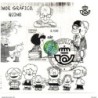 Hojita humor grafico de quino tinta negra parte de arriba España