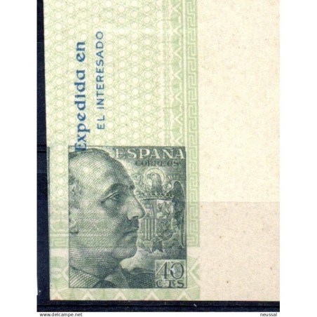 Sello n 925s  sobre papel estado  España