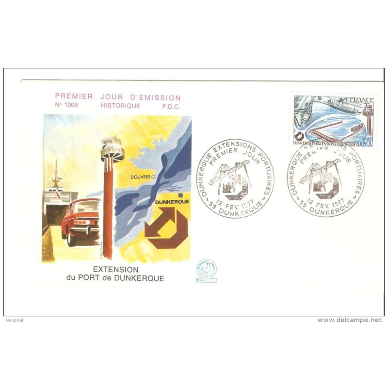 Sobre de primer dia francia 1977 Sobre de primer dia francia 1977