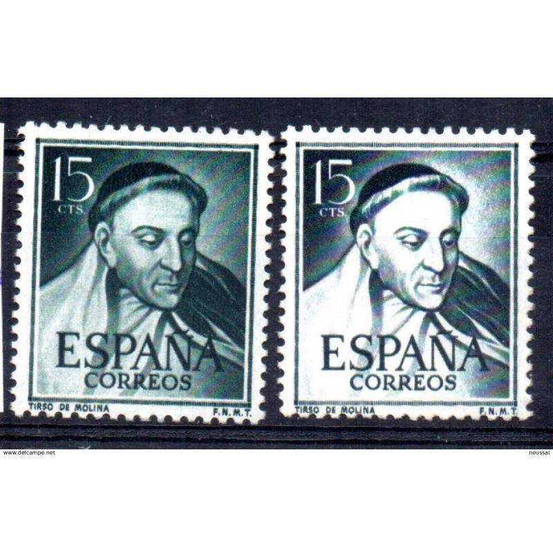 Sello 1073 ta aureola y cara blanca España Sello 1073 ta aureola y cara blanca España
