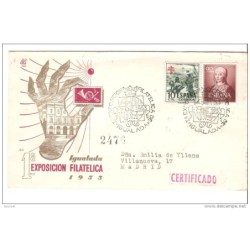 Carta  con matasello igualada