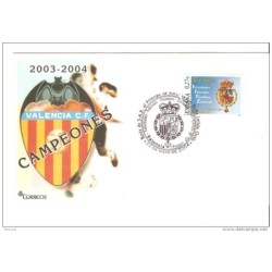 Carta con cuño de valencia Club de futbol