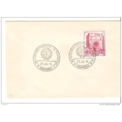Carta con cuño de granada  congreso podologia