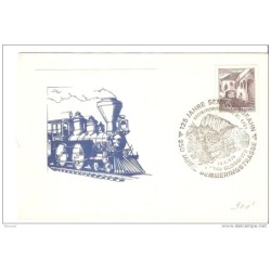 Sobre de austria de matasello trenes