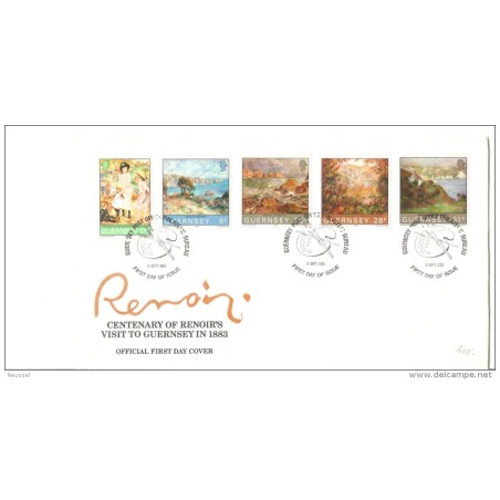 Carta de pintura renoir