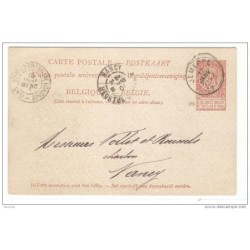 Tarjeta belgica 1922