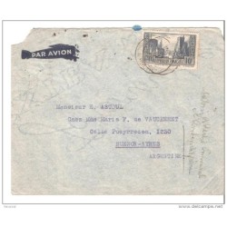 Carta de francia  1937